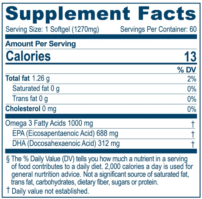 High Omega 3 - 1250mg