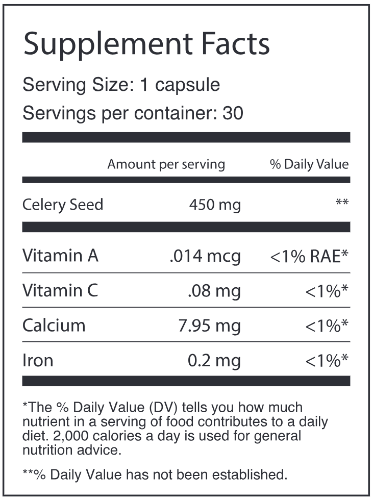Celery Seed - 500mg